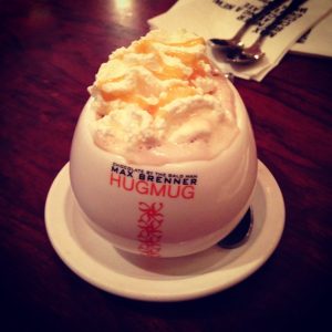 Salted Caramel Hot Chocolate from Max Brenner